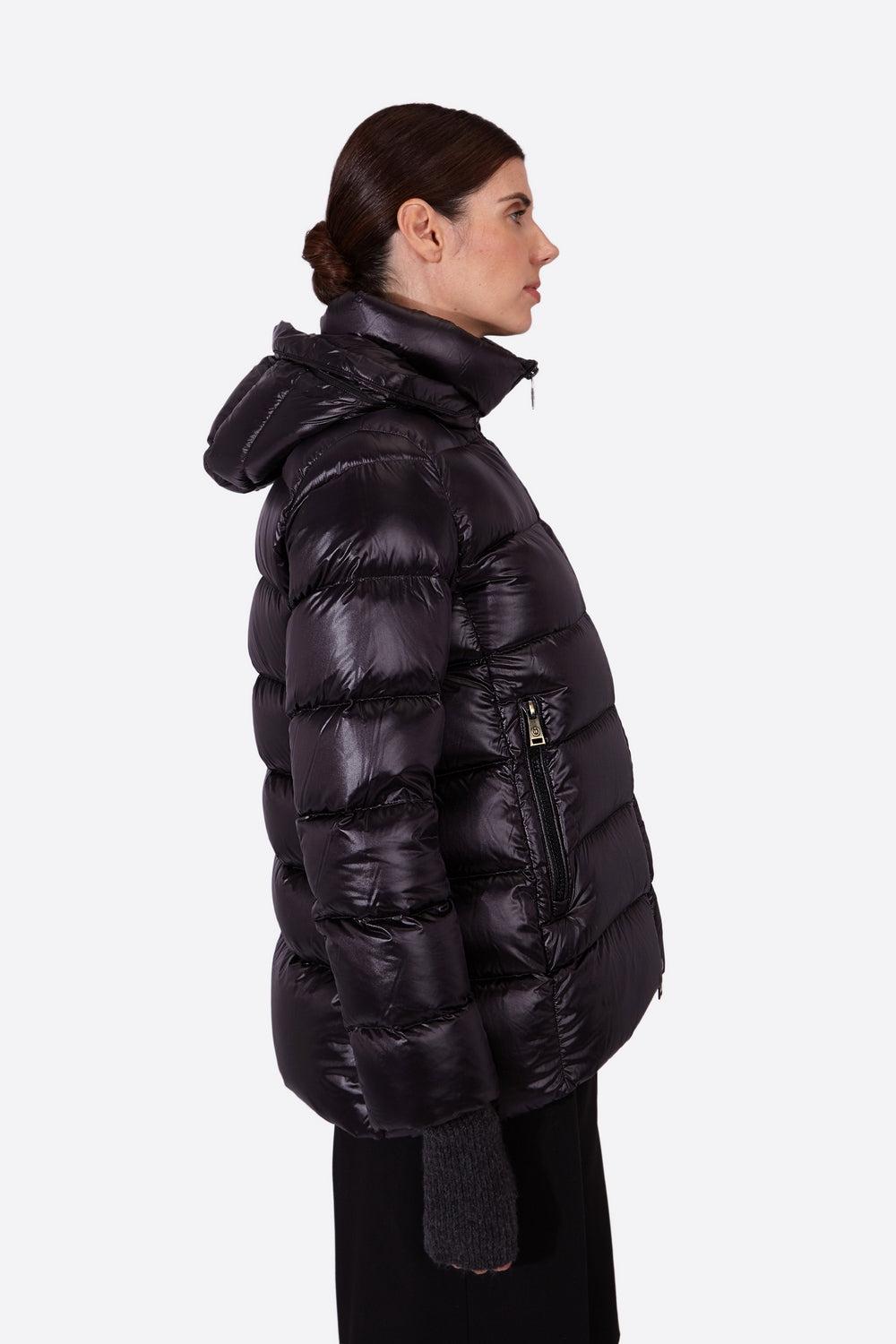 Women's down jacket PRINCESS-N BLACK-Jacket-Henry Arroway-XS-Black/s-Urbanheer