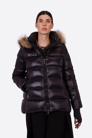 Women's down jacket PRINCESS-N BLACK-Jacket-Henry Arroway-XS-Black/s-Urbanheer