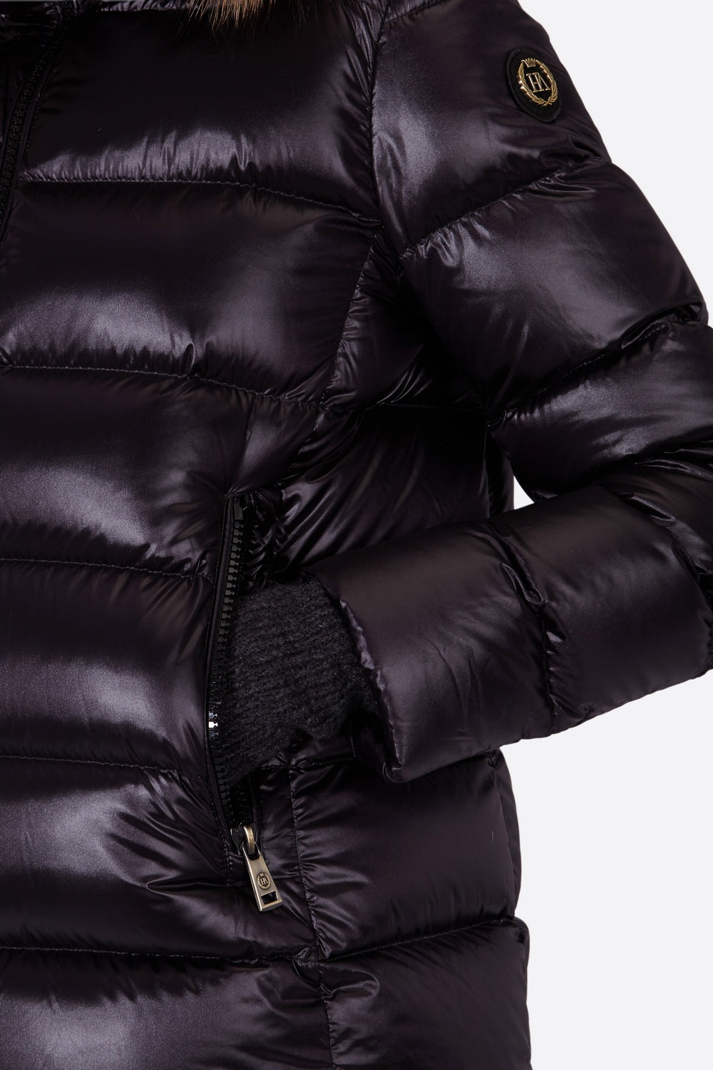 Women's down jacket PRINCESS-N BLACK-Jacket-Henry Arroway-XS-Black/s-Urbanheer