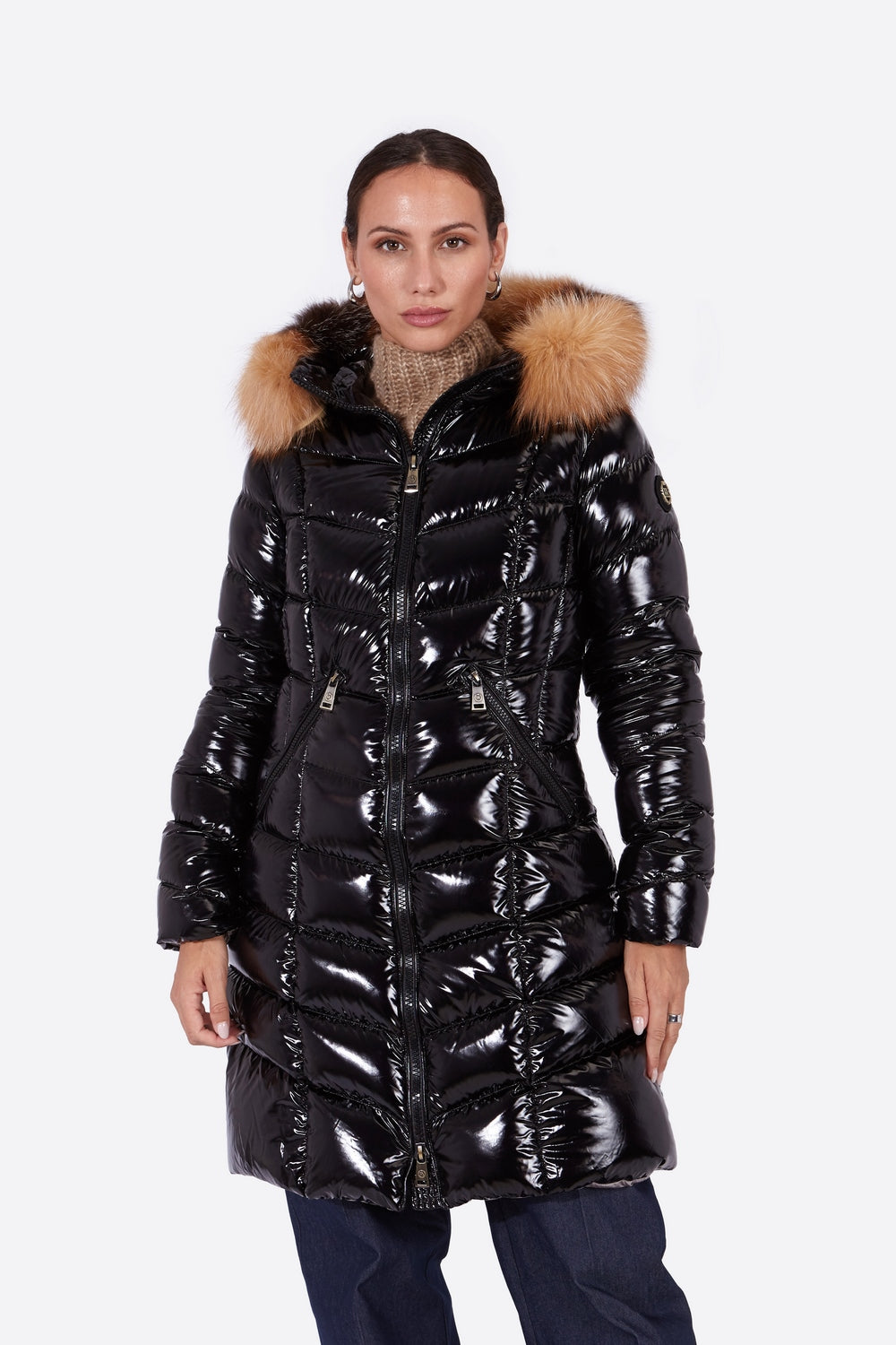 Women's down jacket START-Jacket-Henry Arroway-XS-Black/s-Urbanheer