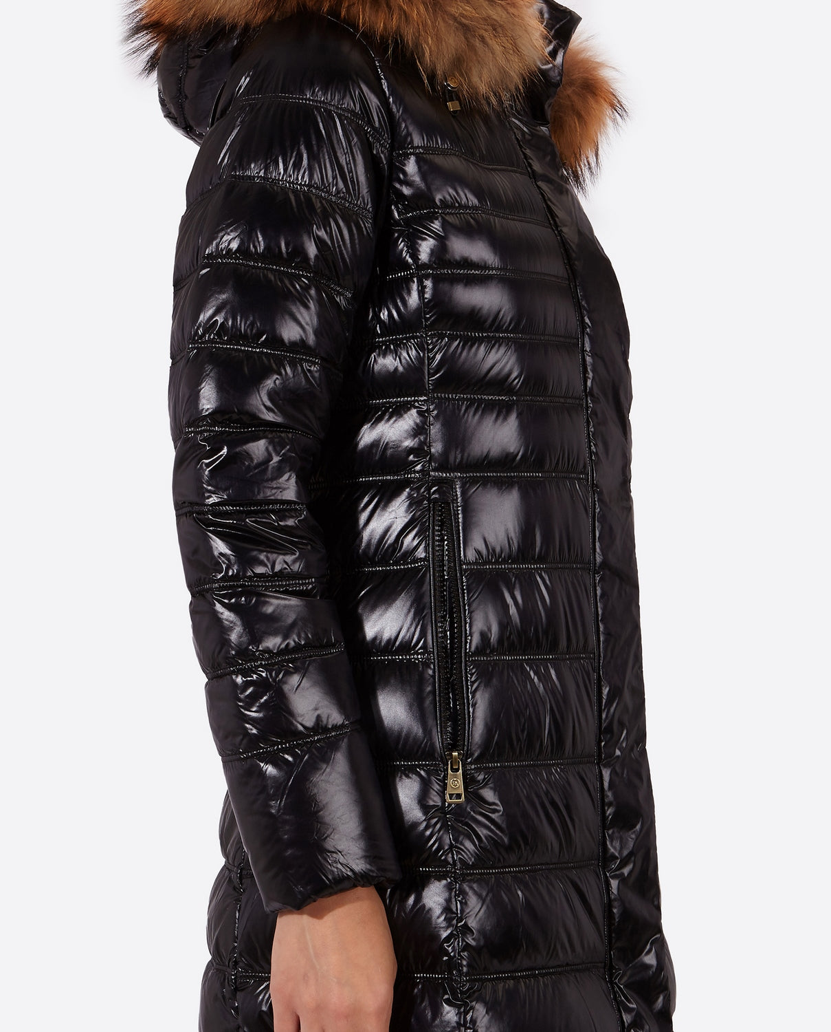 Women's down jacket ZOE Black-Jacket-Henry Arroway-XS-Black/c-Urbanheer