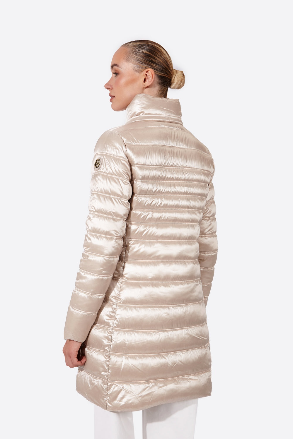 Women's down jacket ZOE Champagne-Jacket-Henry Arroway-XS-Champagne-Urbanheer