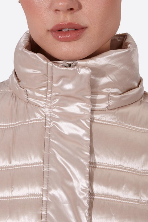 Women's down jacket ZOE Champagne-Jacket-Henry Arroway-XS-Champagne-Urbanheer