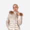 Women's down jacket ZOE Champagne-Jacket-Henry Arroway-XS-Champagne-Urbanheer