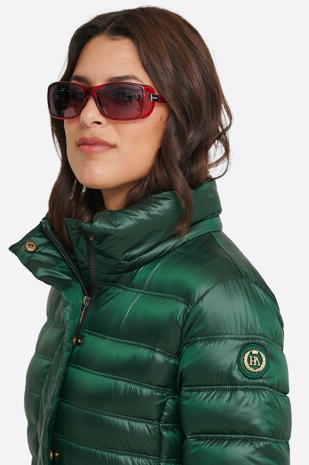 Women's down jacket ZOE Green Forest-Jacket-Henry Arroway-XS-Green Forest-Urbanheer