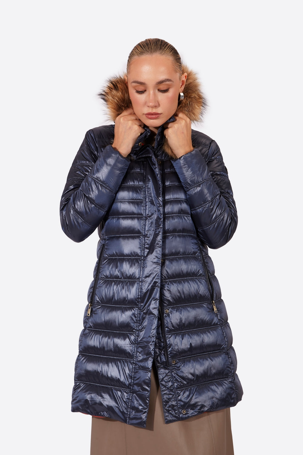 Women's down jacket ZOE Klein Blue-Jacket-Henry Arroway-XS-Klein Blue-Urbanheer