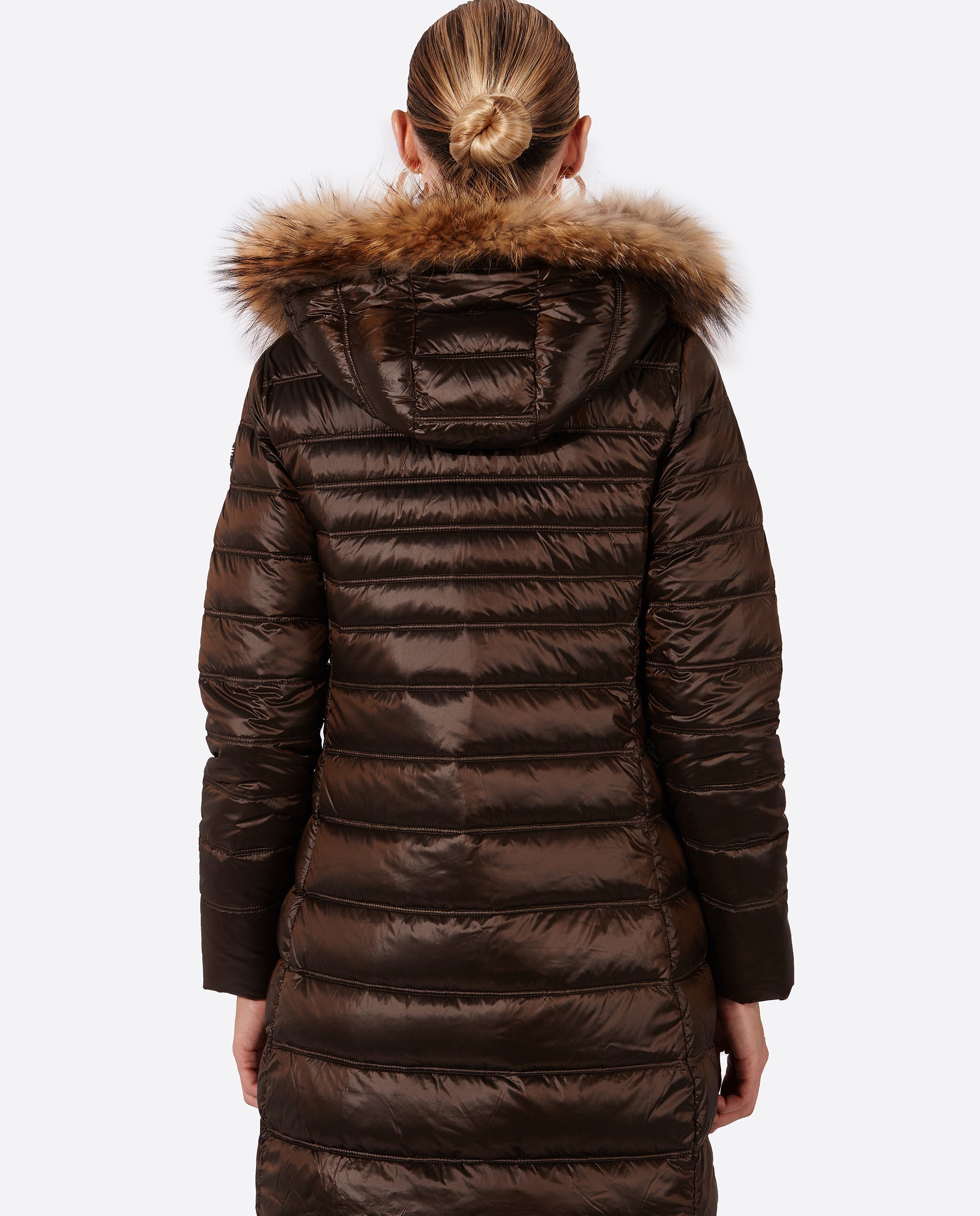 Women's down jacket ZOE Moka-Jacket-Henry Arroway-XS-Moka/c-Urbanheer