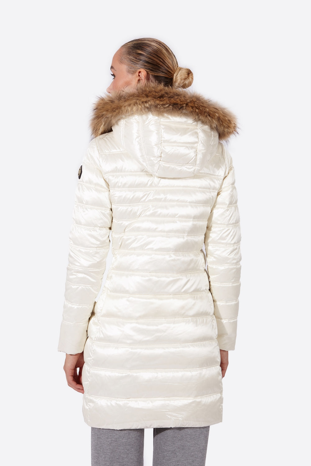 Women's down jacket ZOE Nacre-Jacket-Henry Arroway-XS-Nacre-Urbanheer