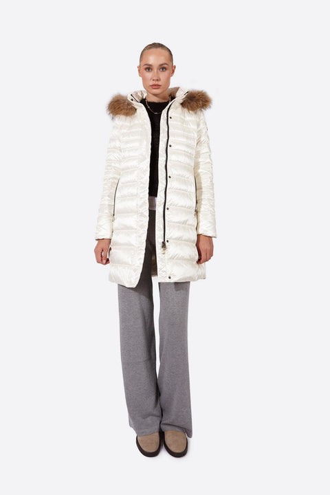 Women's down jacket ZOE Nacre-Jacket-Henry Arroway-XS-Nacre-Urbanheer