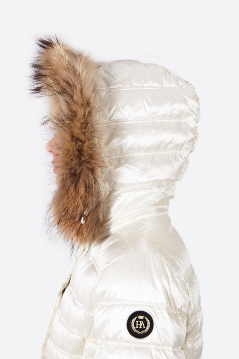 Women's down jacket ZOE Nacre-Jacket-Henry Arroway-XS-Nacre-Urbanheer