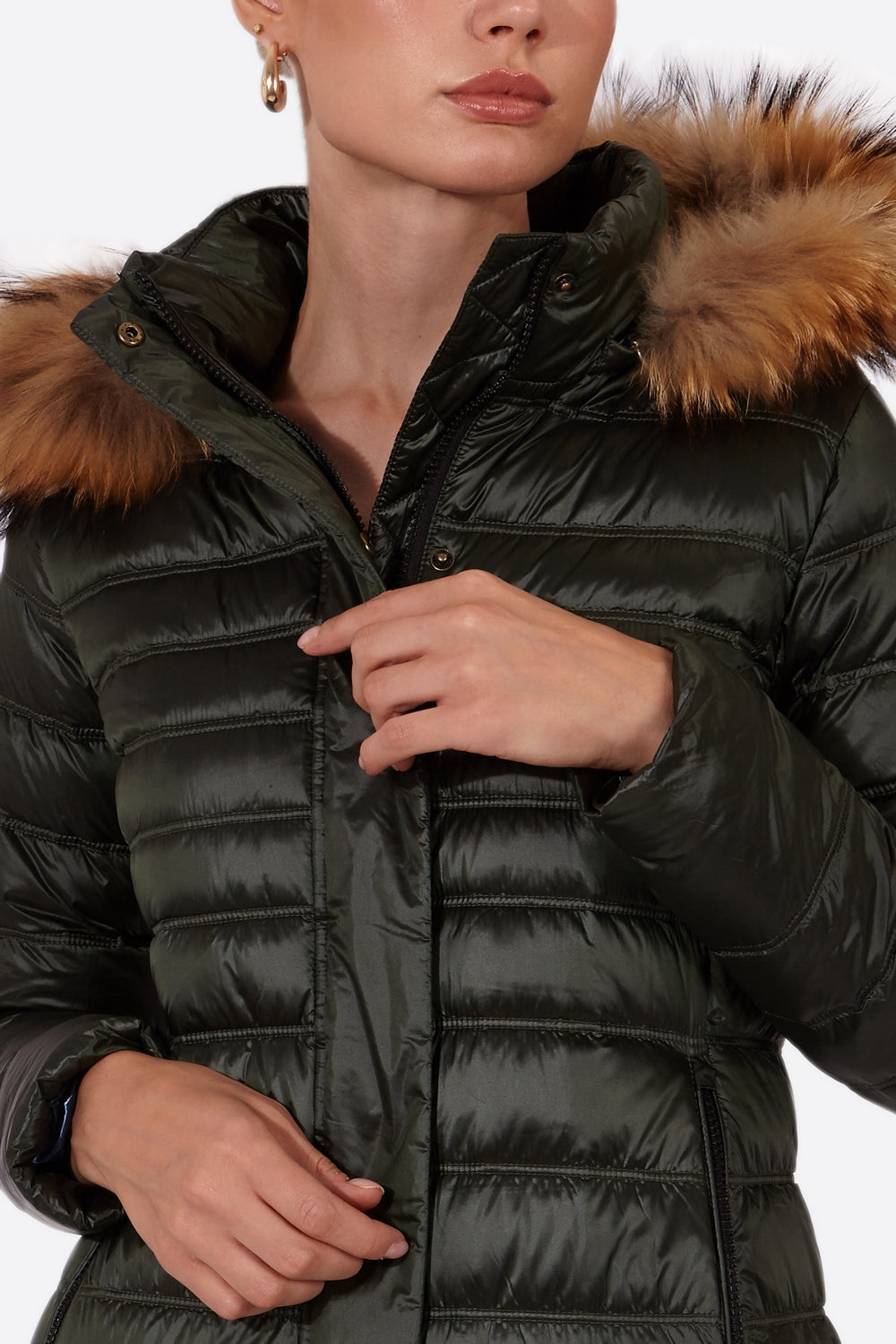 Women's down jacket ZOE Royal Green-Jacket-Henry Arroway-XS-Royal Green-Urbanheer