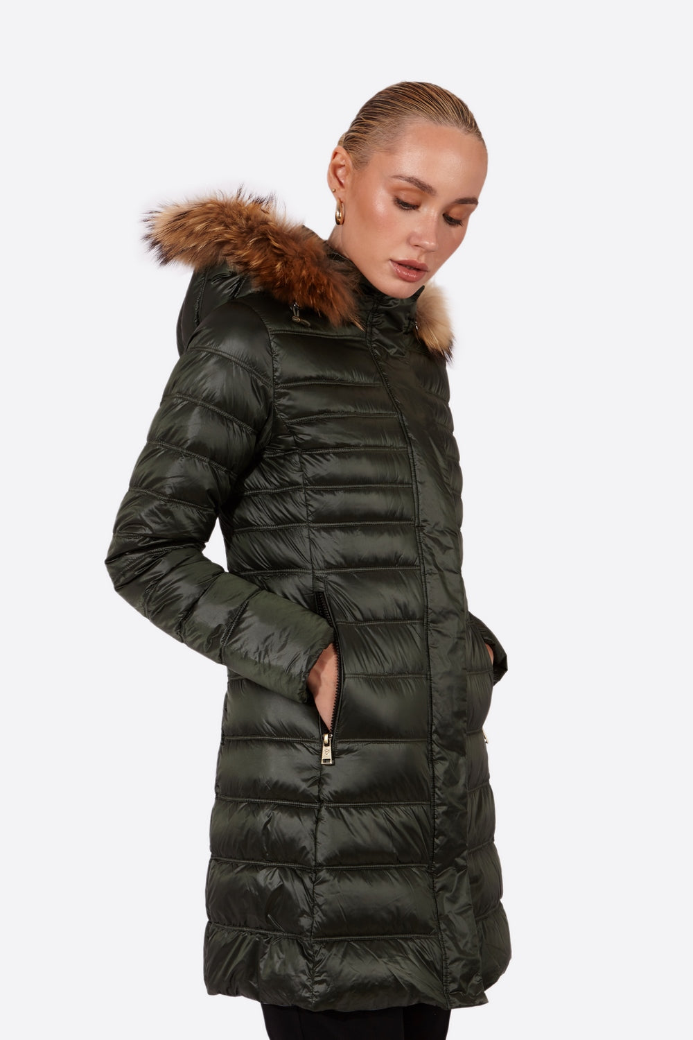 Women's down jacket ZOE Royal Green-Jacket-Henry Arroway-XS-Royal Green-Urbanheer