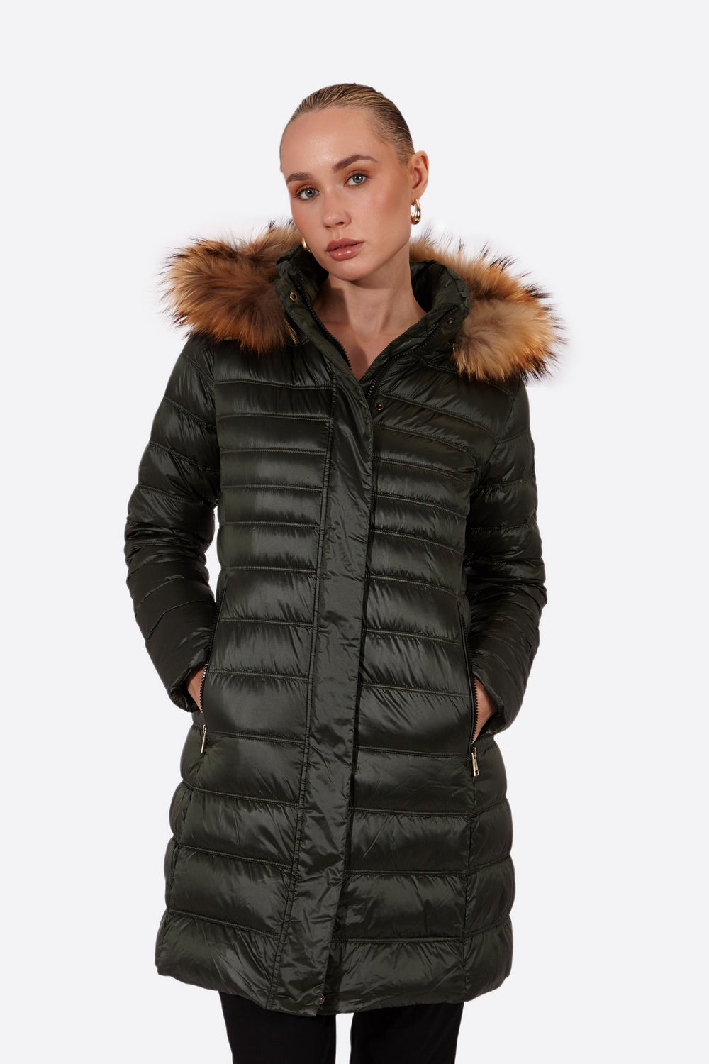 Women's down jacket ZOE Royal Green-Jacket-Henry Arroway-XS-Royal Green-Urbanheer