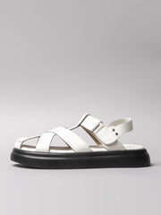 Women's leather sandals-0