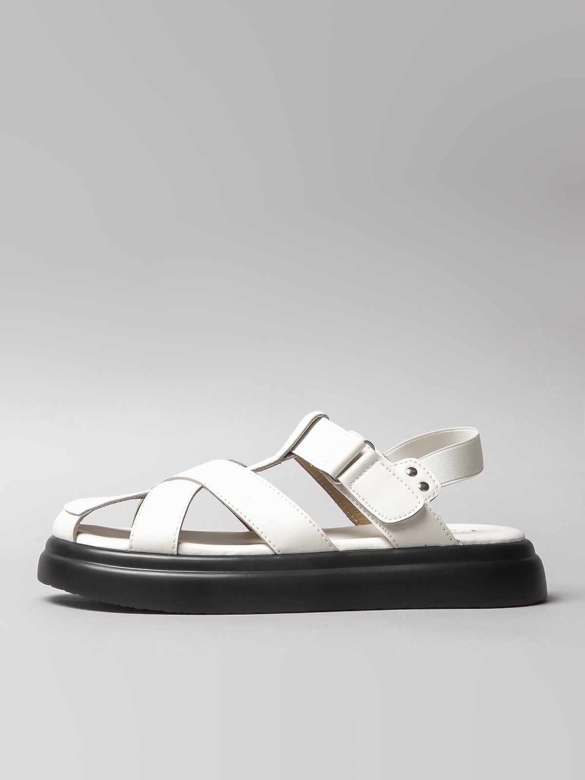 Women's leather sandals-0