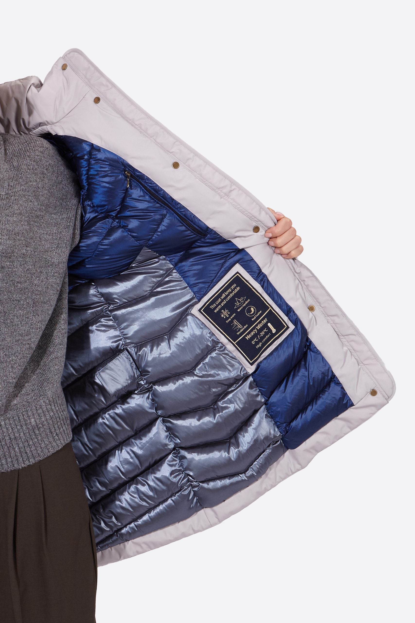 Women's parka SNOWFALL Gris Perla-Parka-Henry Arroway-XS-Gris Perla-Urbanheer