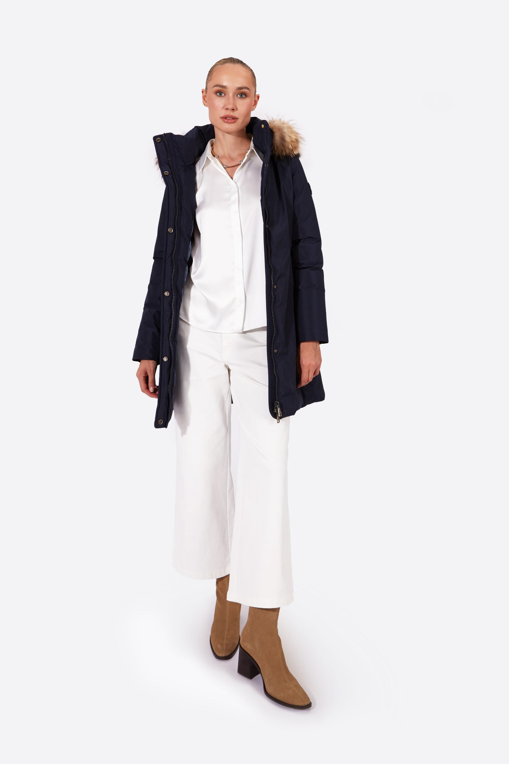 Women's parka SNOWFALL Ink Blue-Parka-Henry Arroway-XS-Ink Blue-Urbanheer