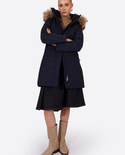 Women's parka SNOWFALL Navy-1-Parka-Henry Arroway-XS-Navy-1-Urbanheer