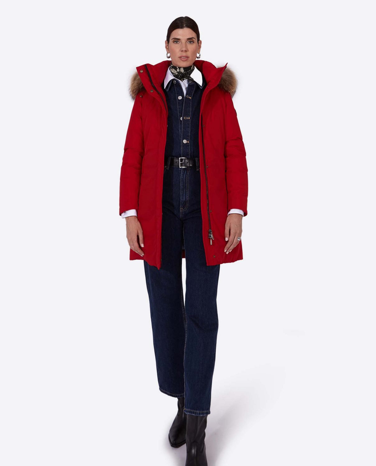 Women's parka SNOWFALL Rojo-Parka-Henry Arroway-XS-Rojo-Urbanheer