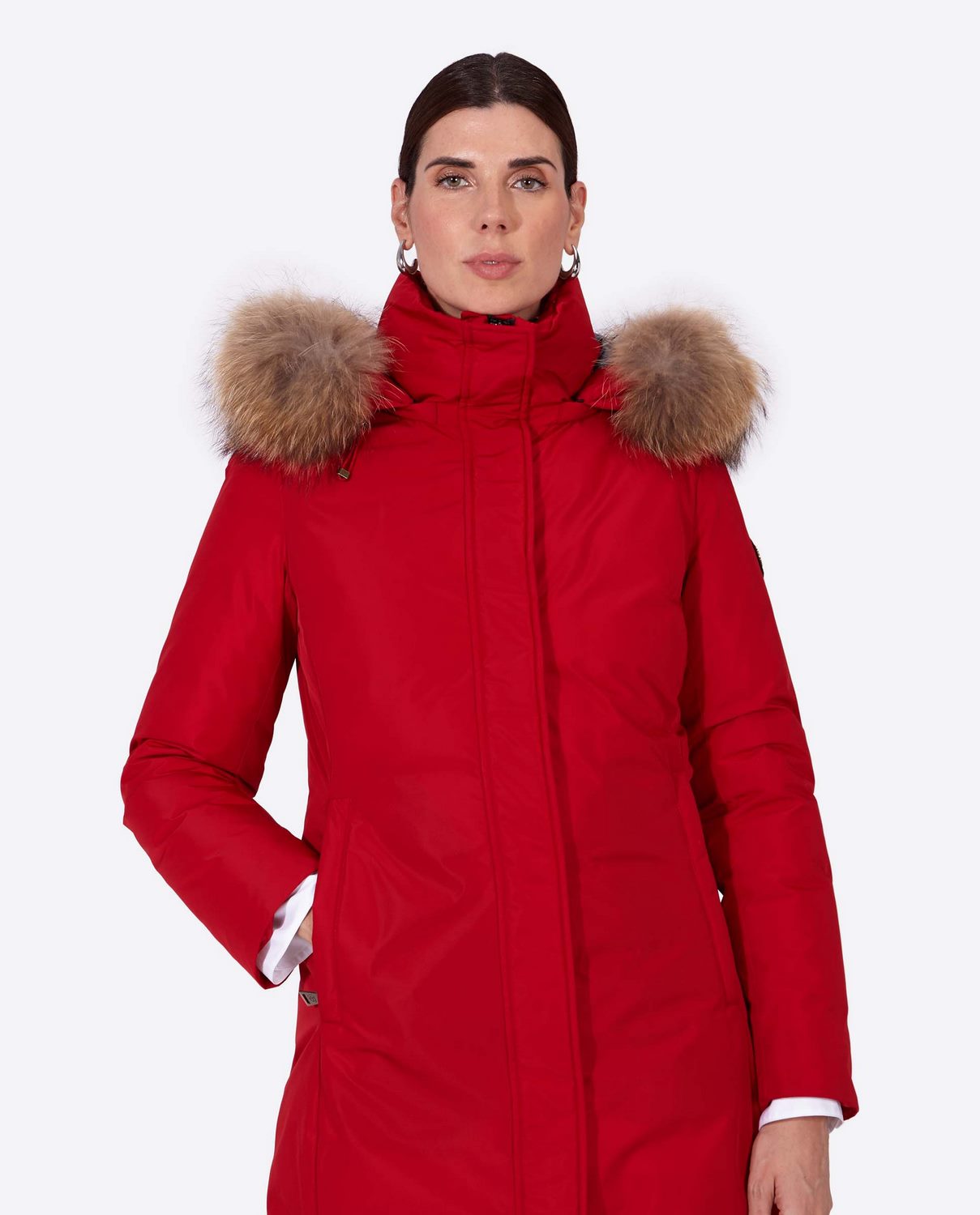 Women's parka SNOWFALL Rojo-Parka-Henry Arroway-XS-Rojo-Urbanheer
