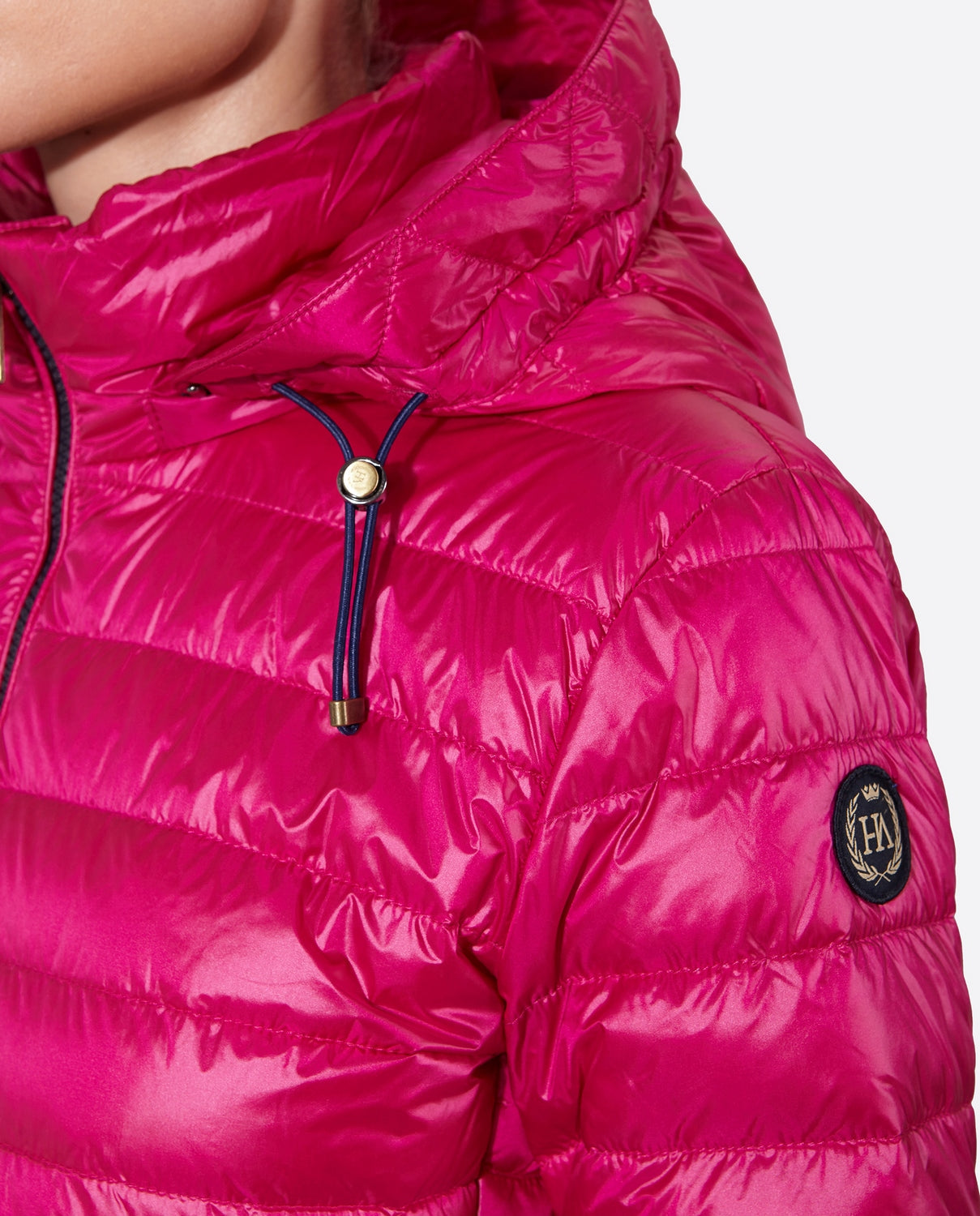 Women's short down jacket HALLEY Cardinal Pink-Jacket-Henry Arroway-XS-Cardinal Pink-Urbanheer