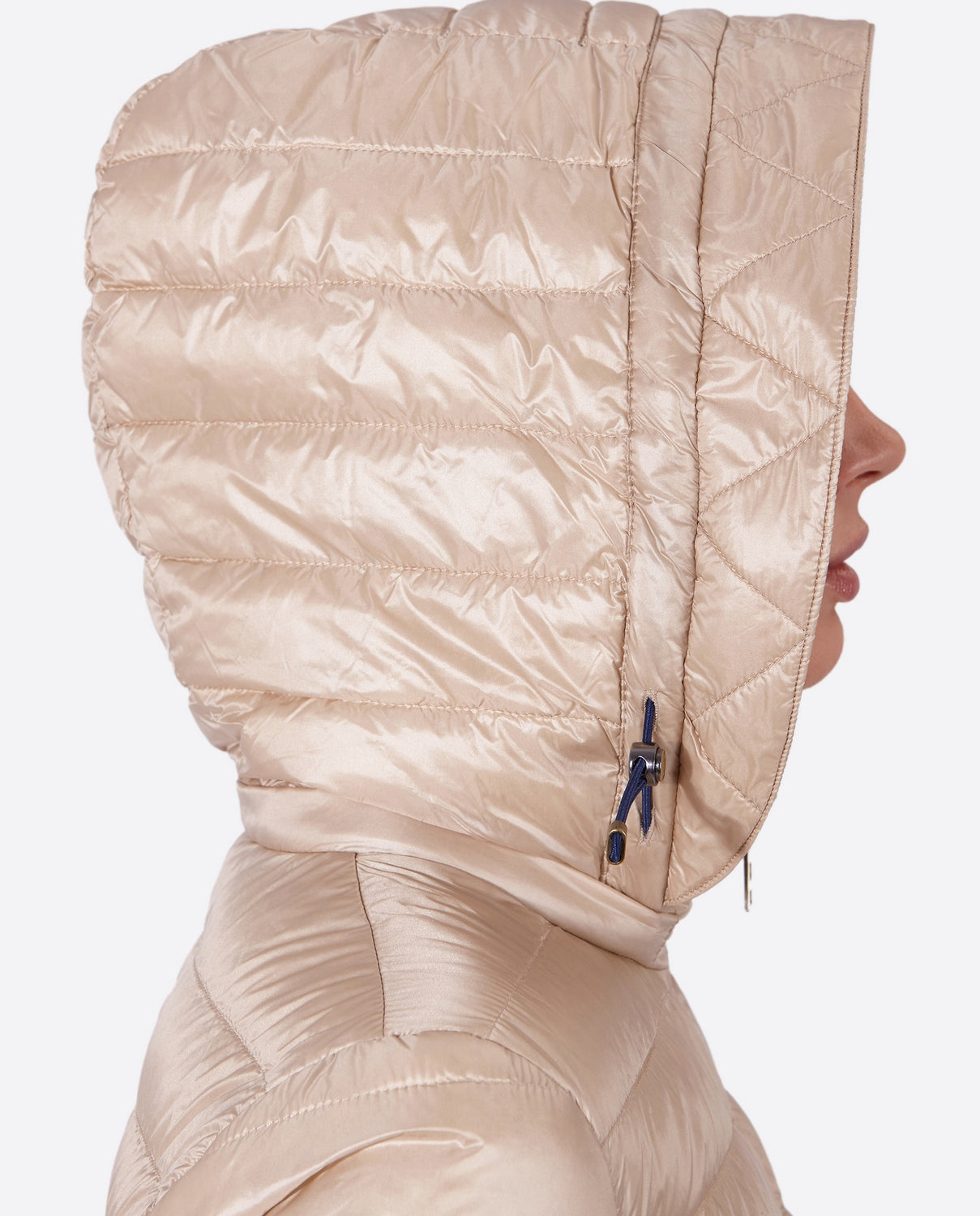 Women's short down jacket HALLEY Champagne-Jacket-Henry Arroway-XS-Champagne-Urbanheer