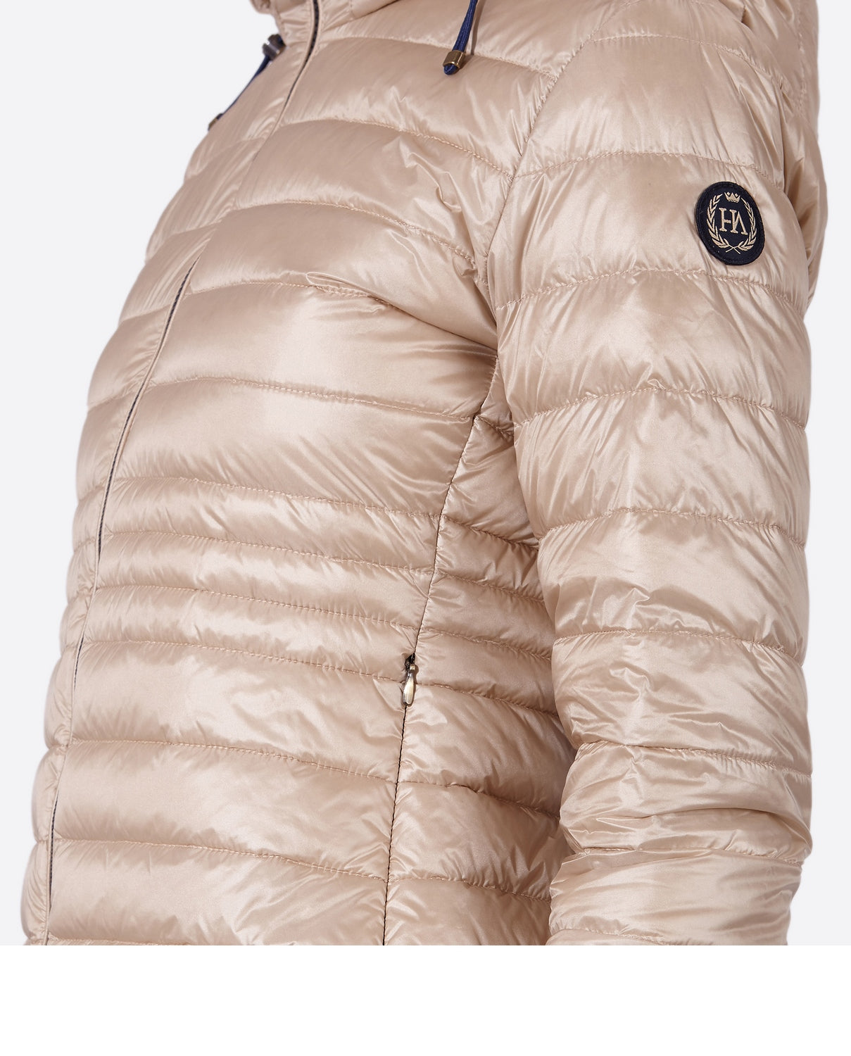 Women's short down jacket HALLEY Champagne-Jacket-Henry Arroway-XS-Champagne-Urbanheer