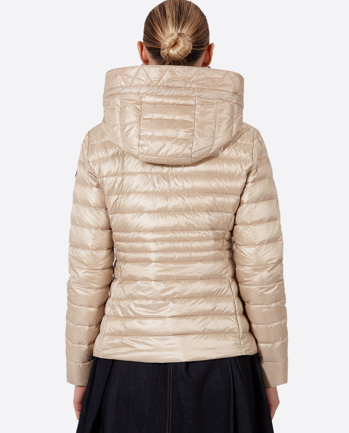 Women's short down jacket HALLEY Champagne-Jacket-Henry Arroway-XS-Champagne-Urbanheer