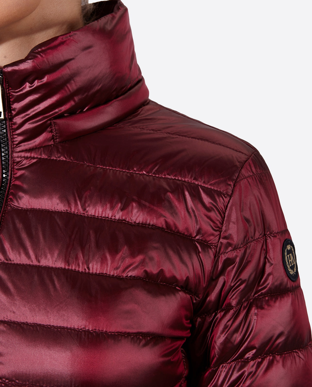 Women's short down jacket HALLEY Dark Purple-Jacket-Henry Arroway-XS-Dark Purple-Urbanheer