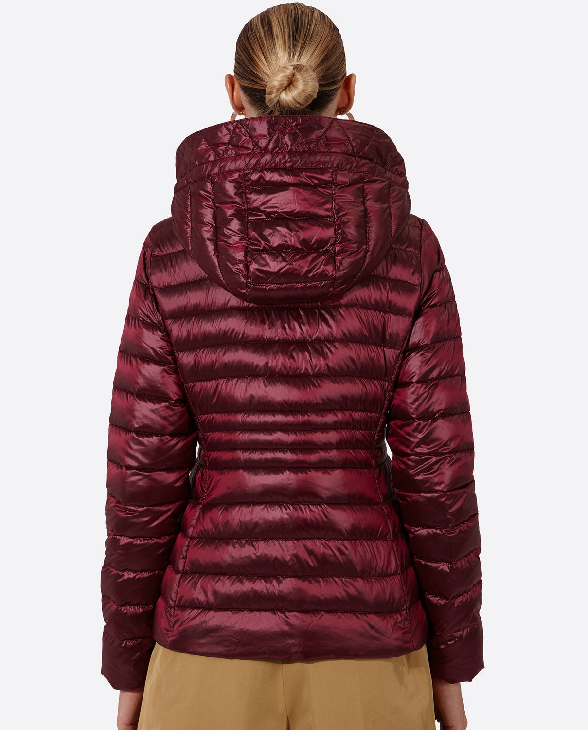 Women's short down jacket HALLEY Dark Purple-Jacket-Henry Arroway-XS-Dark Purple-Urbanheer