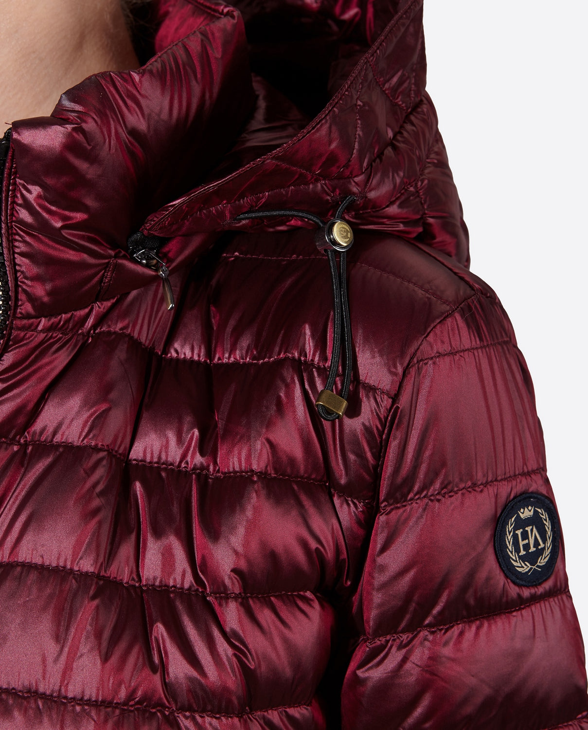 Women's short down jacket HALLEY Dark Purple-Jacket-Henry Arroway-XS-Dark Purple-Urbanheer