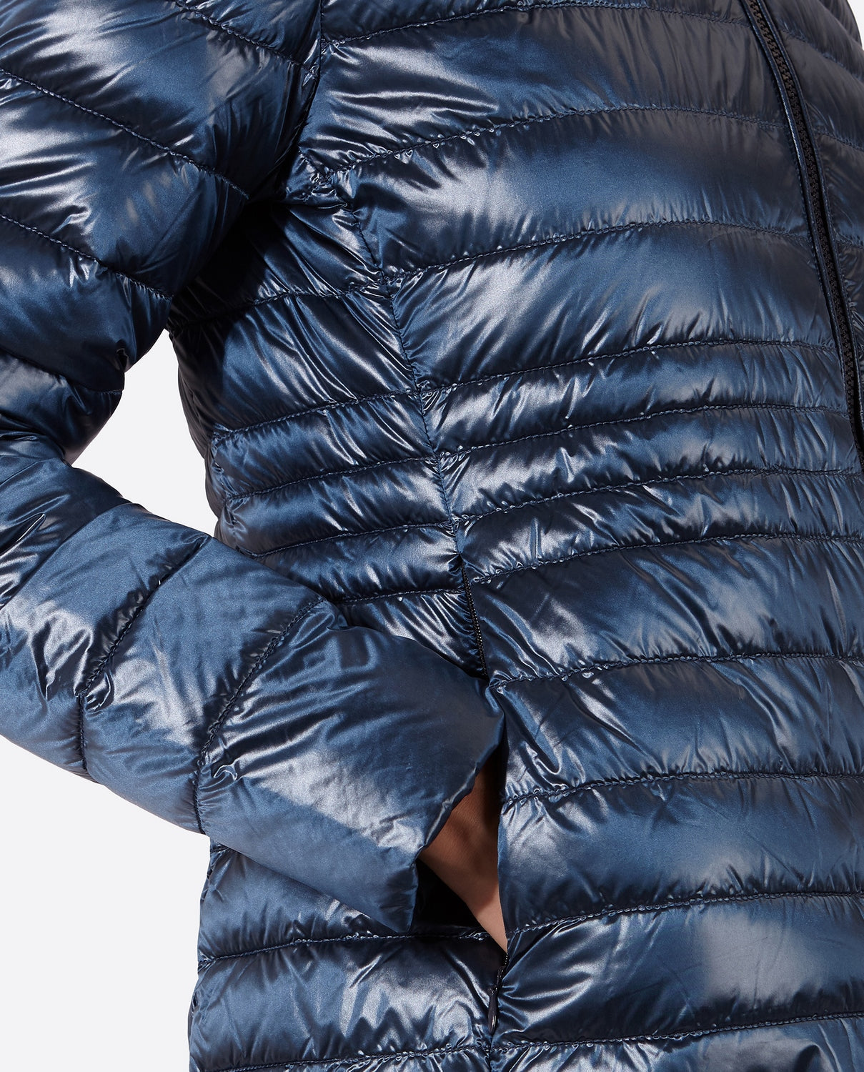 Women's short down jacket HALLEY Klein Blue-Jacket-Henry Arroway-XS-Klein Blue-Urbanheer