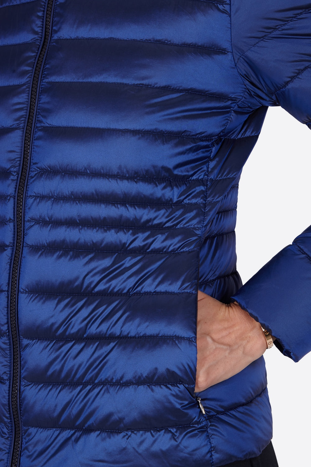 Women's short down jacket HALLEY Klein Blue-Jacket-Henry Arroway-XS-Klein Blue-Urbanheer