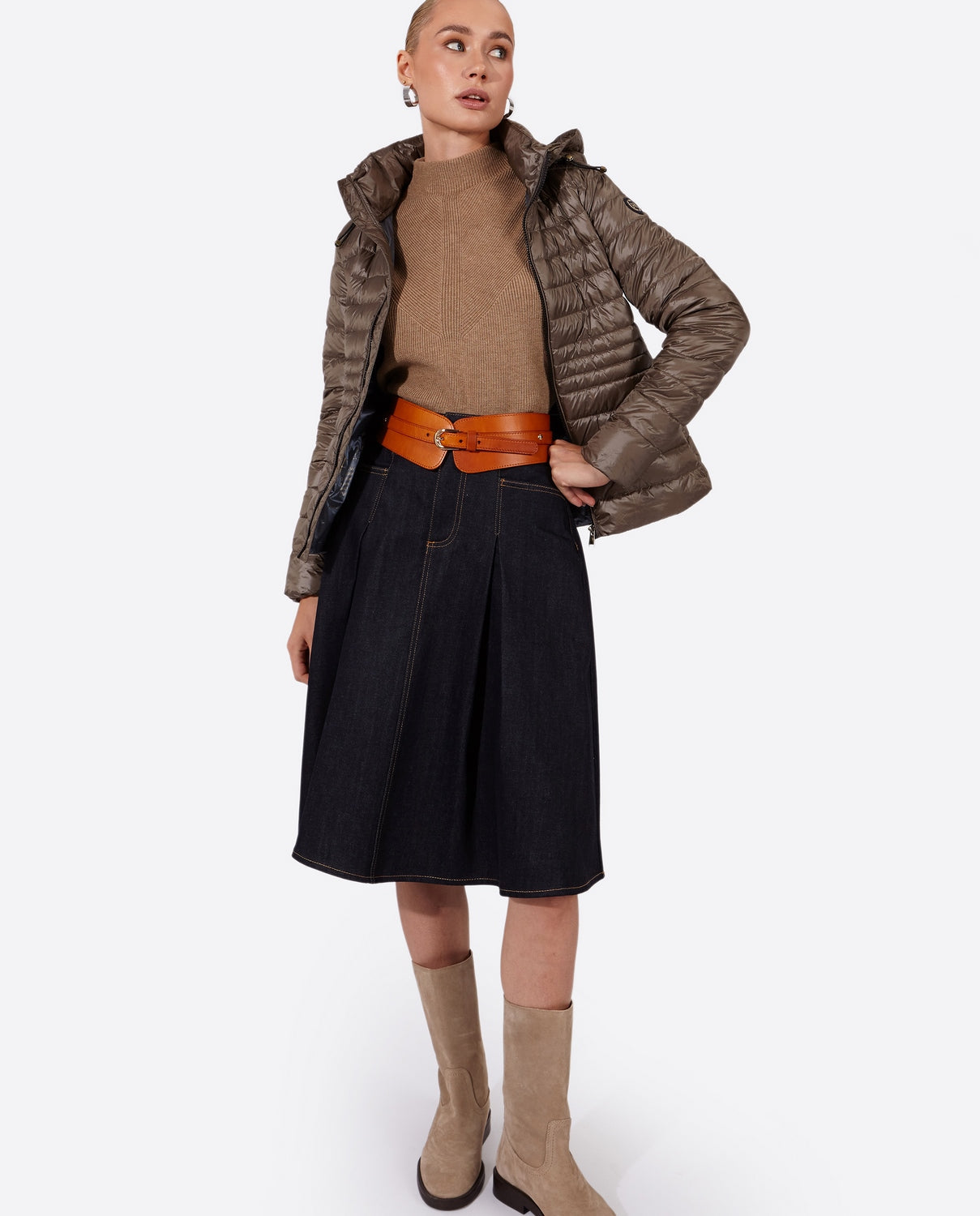 Women's short down jacket HALLEY Mink-Jacket-Henry Arroway-XS-Mink-Urbanheer