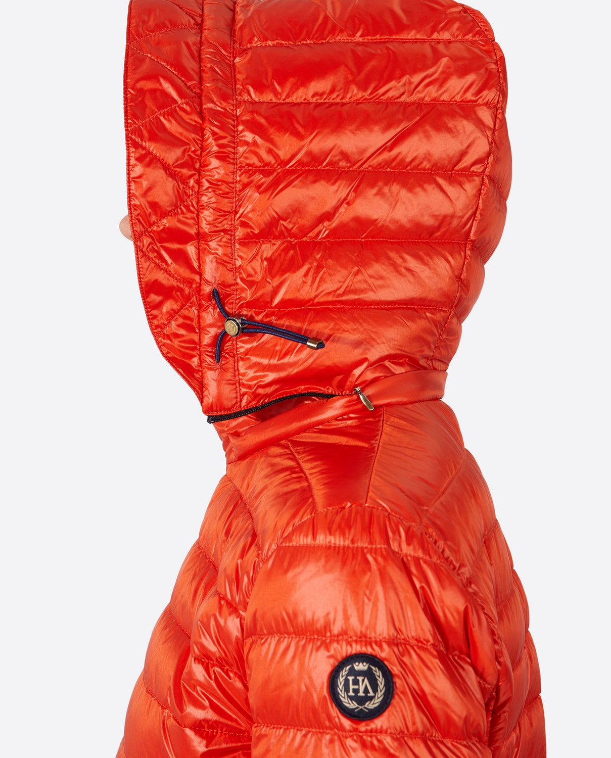 Women's short down jacket HALLEY Orange-Jacket-Henry Arroway-XS-Orange-Urbanheer