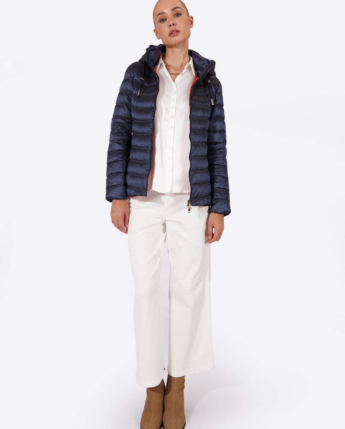 Women's short down jacket ROSALIA Klein Blue-Jacket-Henry Arroway-XS-Klein Blue-Urbanheer