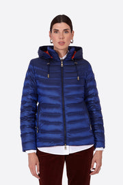 Women's short down jacket ROSALIA Klein Blue-Jacket-Henry Arroway-XS-Klein Blue-Urbanheer