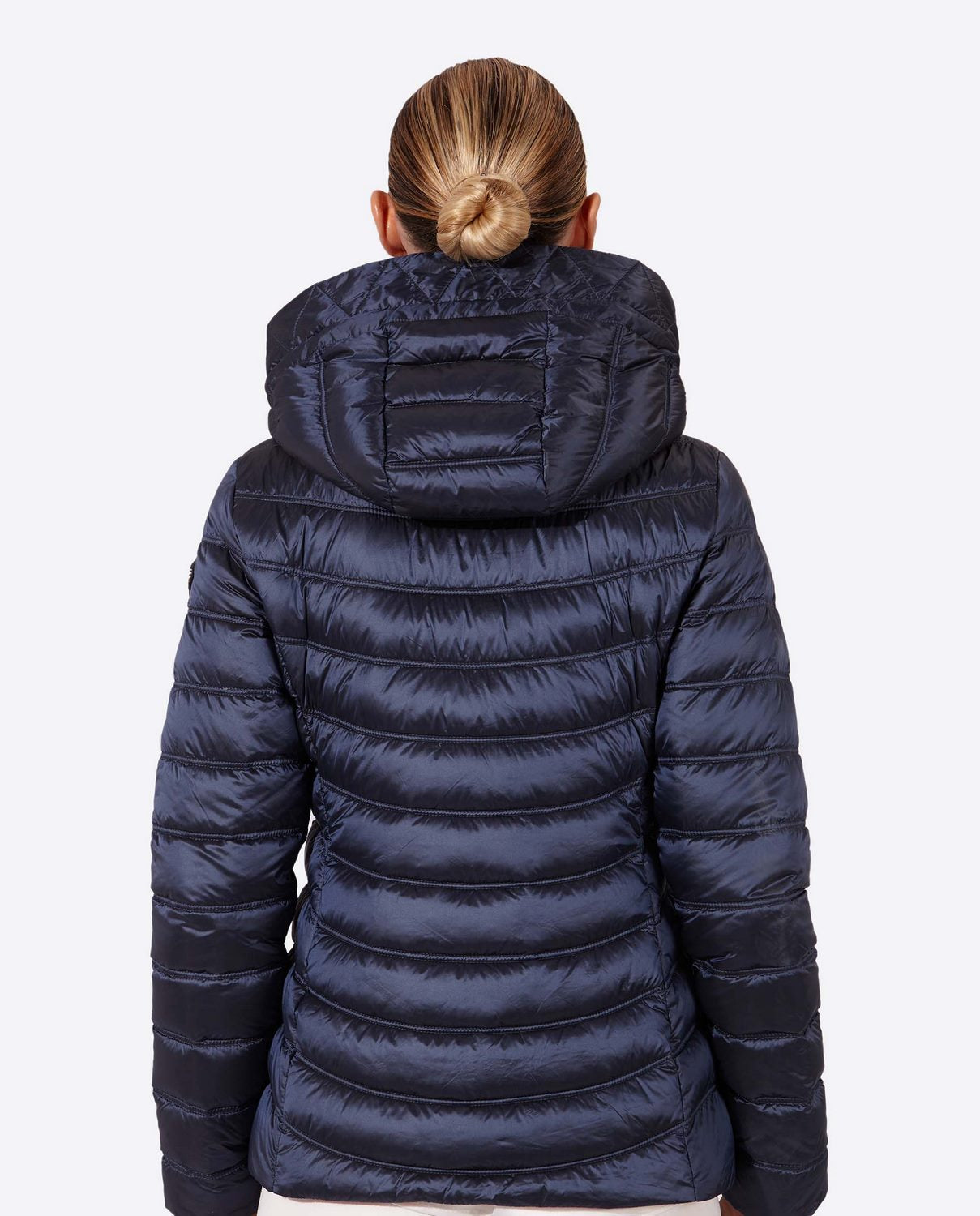 Women's short down jacket ROSALIA Navy-Jacket-Henry Arroway-XS-Navy-Urbanheer