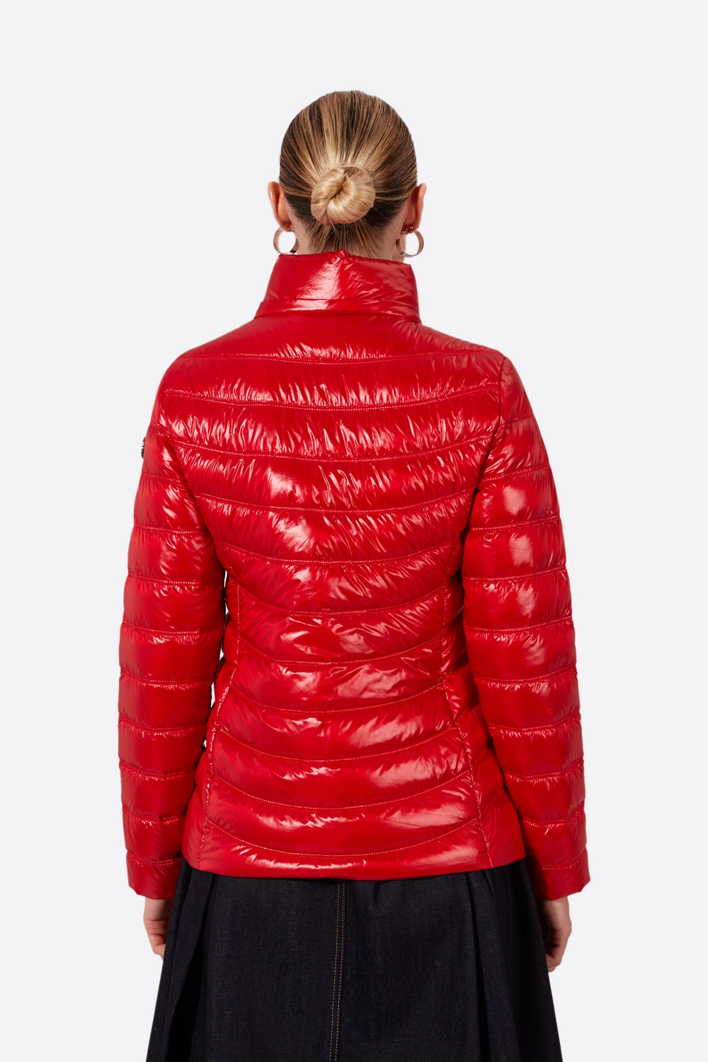 Women's short down jacket ROSALIA Red/c-Jacket-Henry Arroway-XS-Red/c-Urbanheer