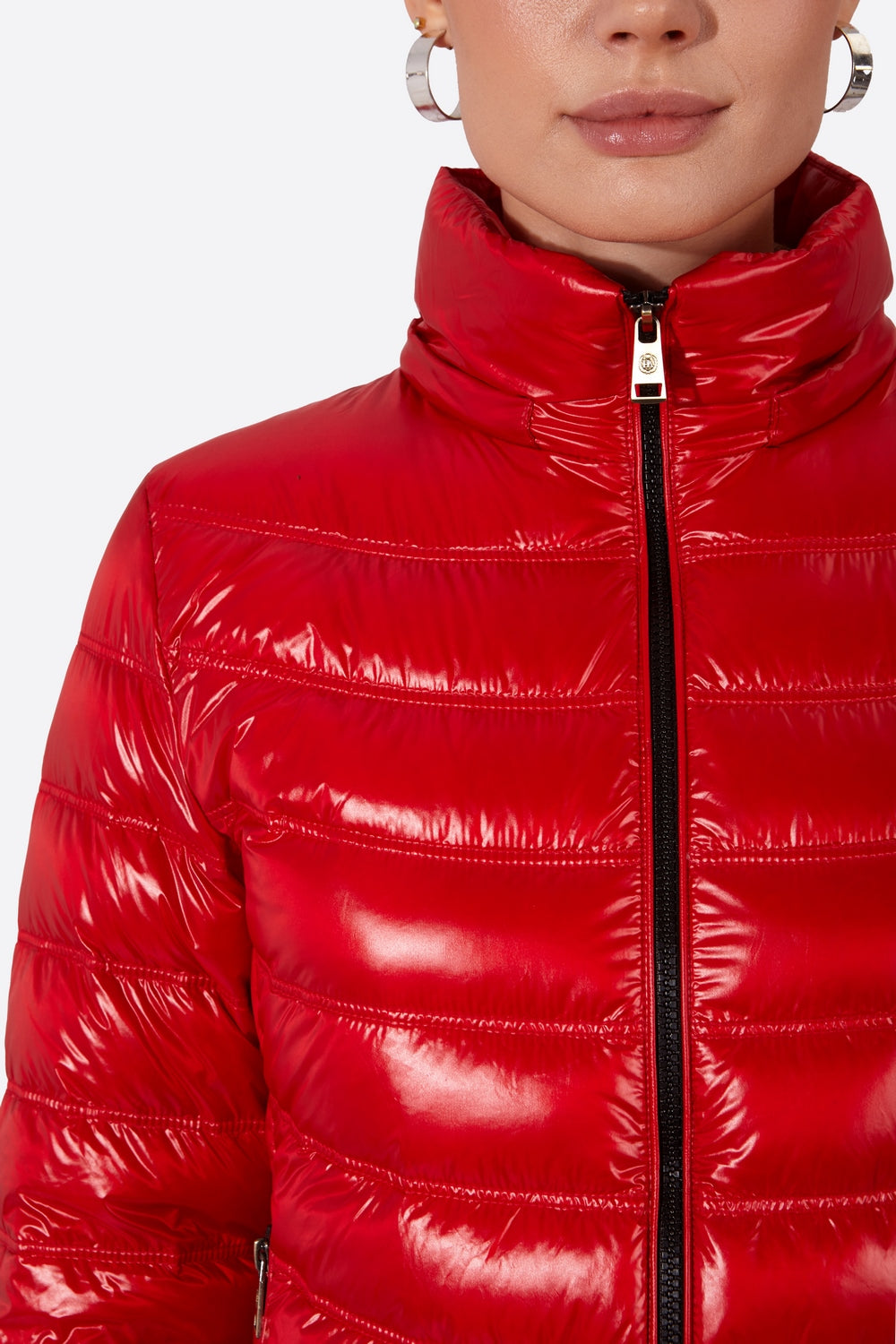 Women's short down jacket ROSALIA Red/c-Jacket-Henry Arroway-XS-Red/c-Urbanheer