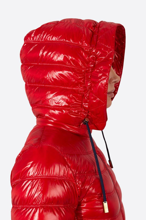 Women's short down jacket ROSALIA Red/c-Jacket-Henry Arroway-XS-Red/c-Urbanheer