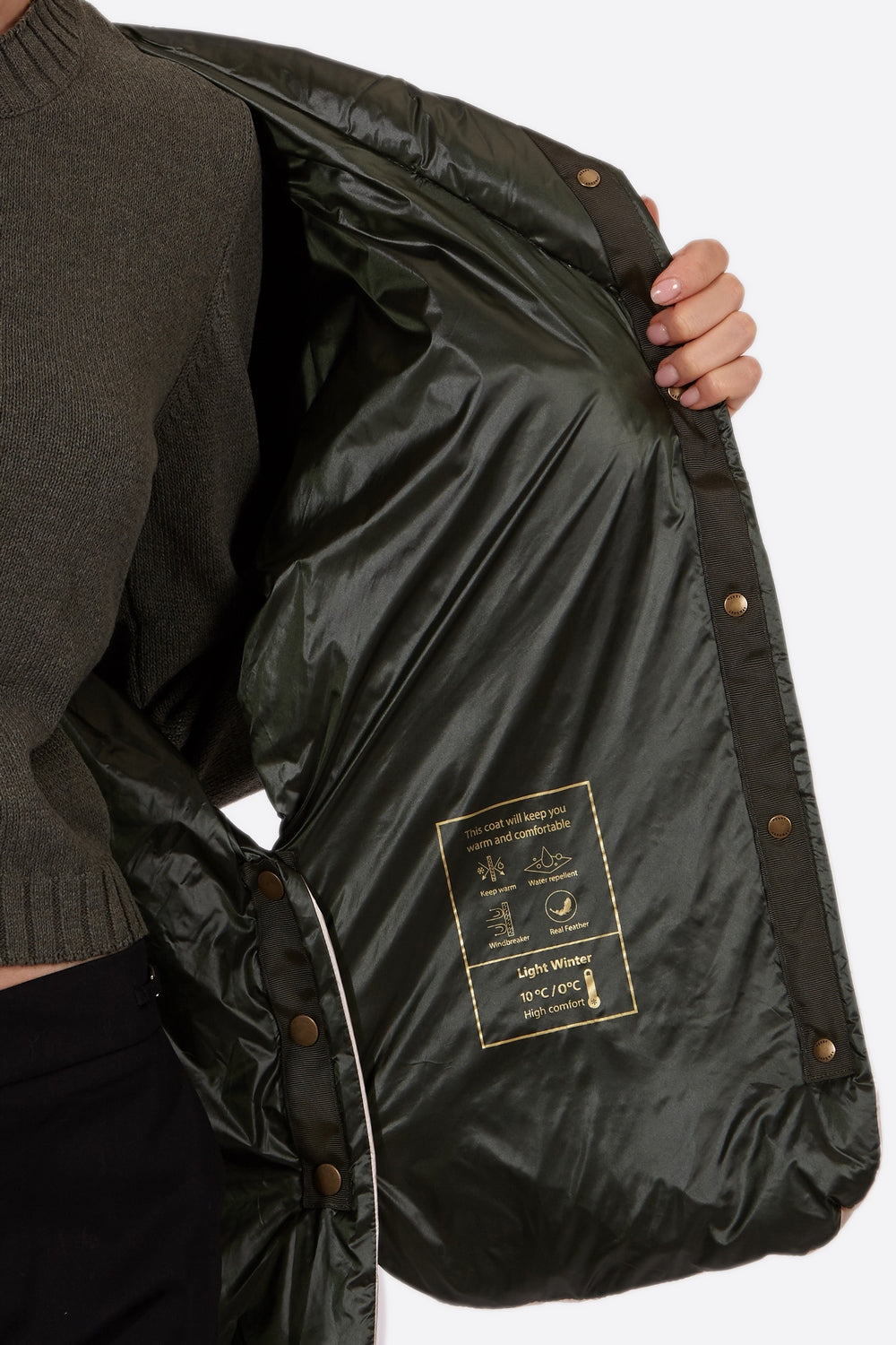 Women's water-repellent cape RYE-Jacket-Henry Arroway-S-Champagne-Urbanheer