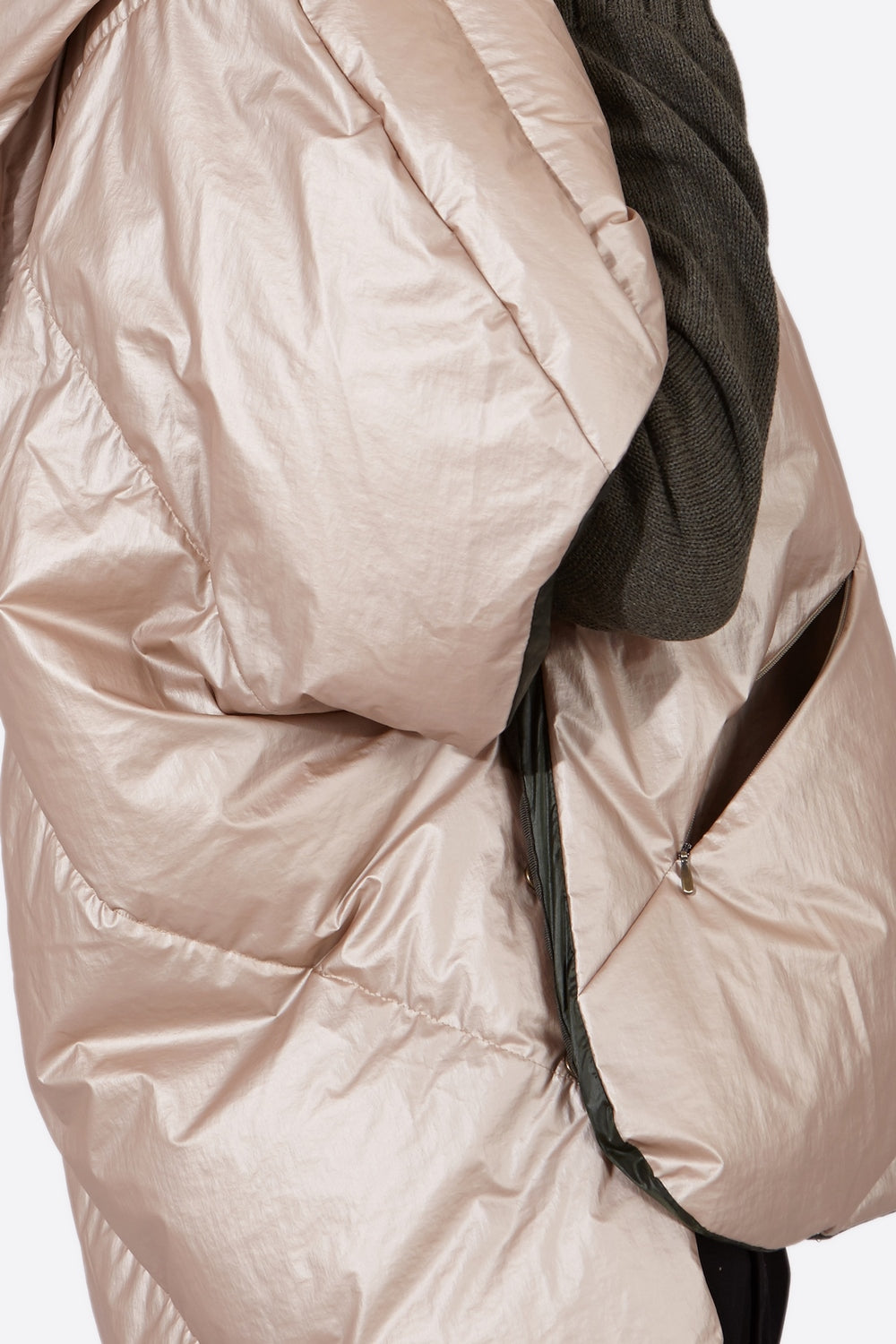 Women's water-repellent cape RYE-Jacket-Henry Arroway-S-Champagne-Urbanheer