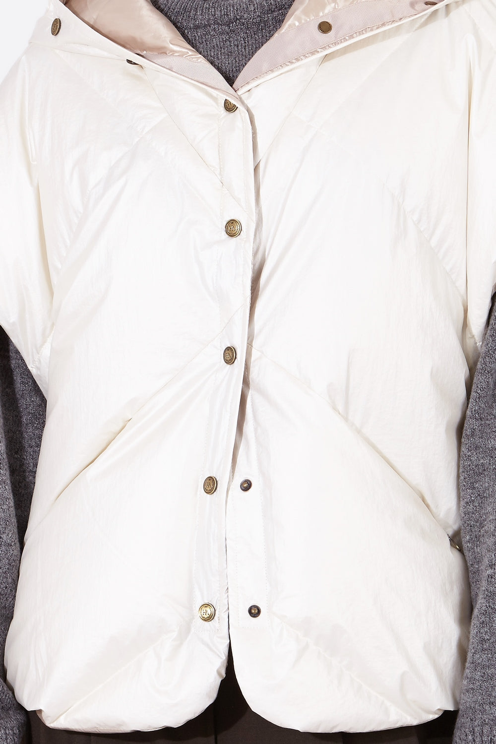 Women's water-repellent cape RYE Nacre-Jacket-Henry Arroway-S-Nacre-Urbanheer