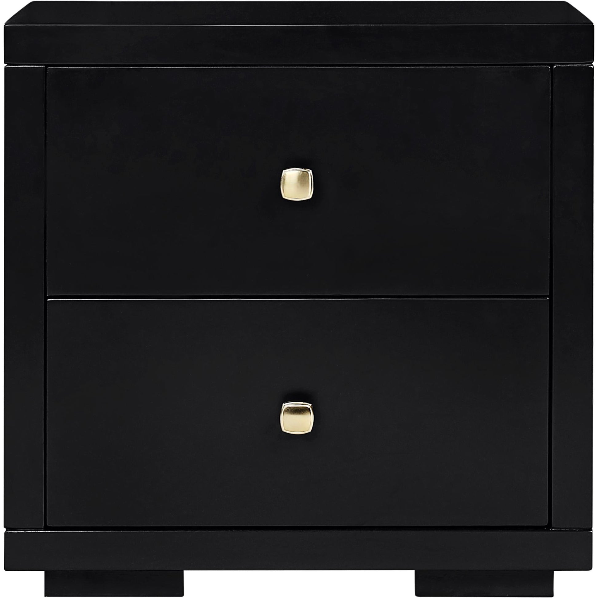Wood Nightstand-Beds-Camden Isle-Black-Urbanheer