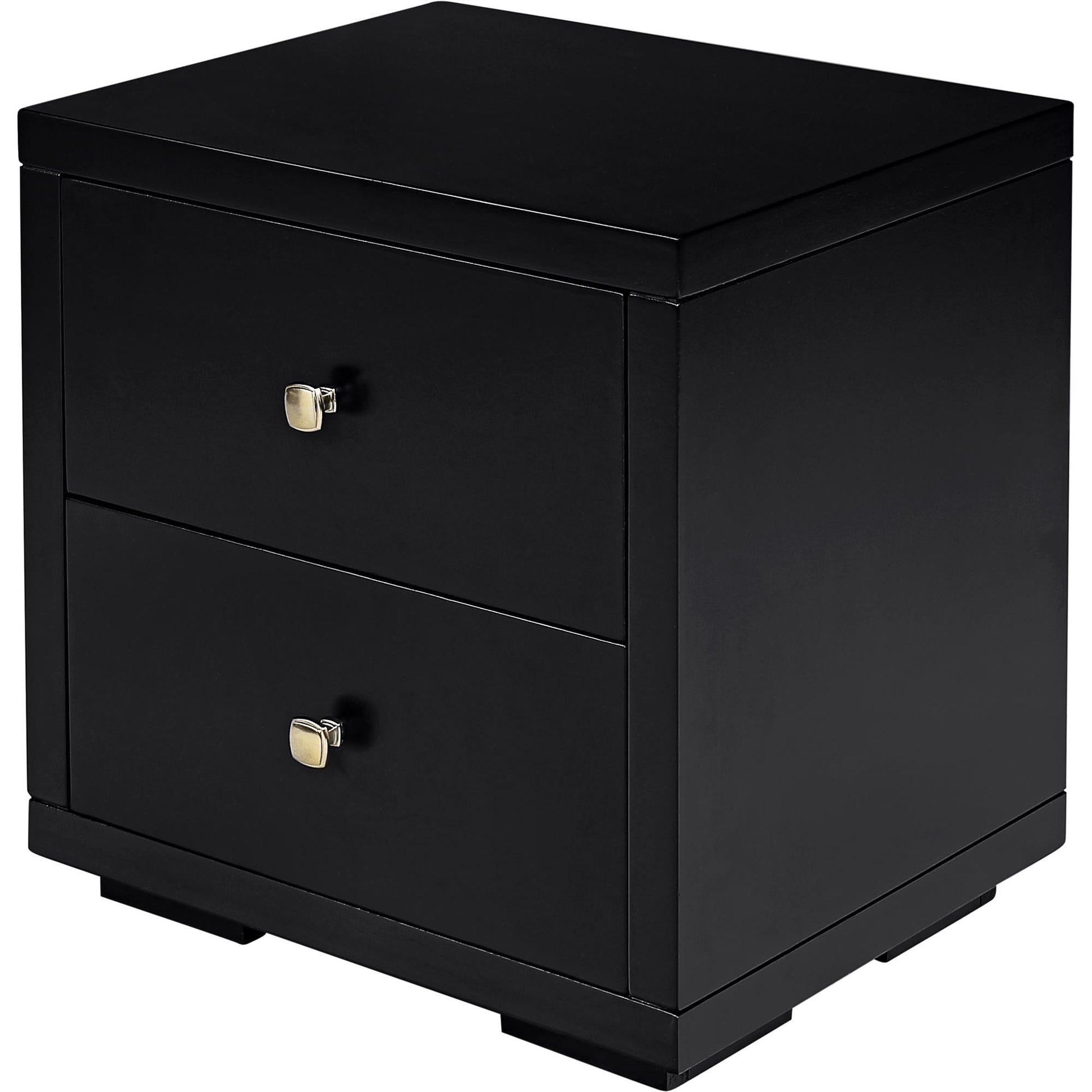 Wood Nightstand-Beds-Camden Isle-Black-Urbanheer