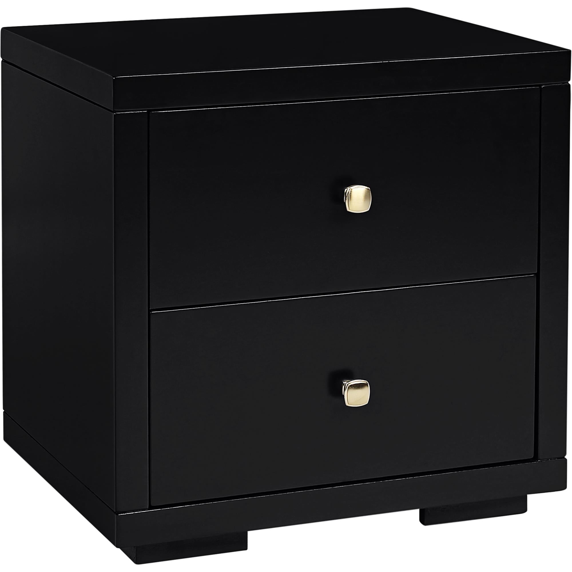 Wood Nightstand-Beds-Camden Isle-Black-Urbanheer