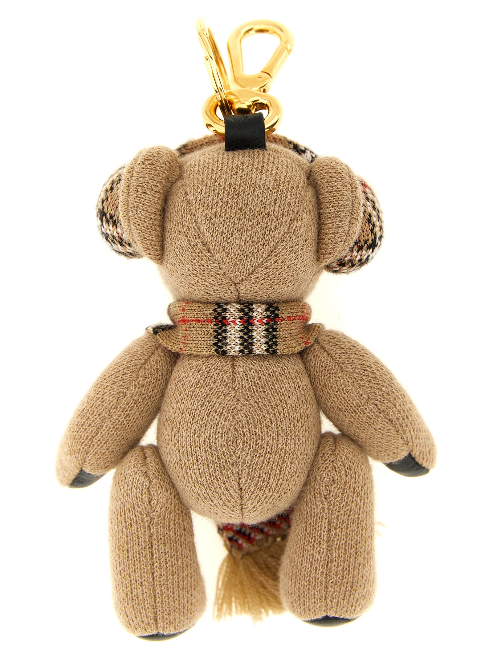 Wool Cashmere Keyring with Snap Hook
