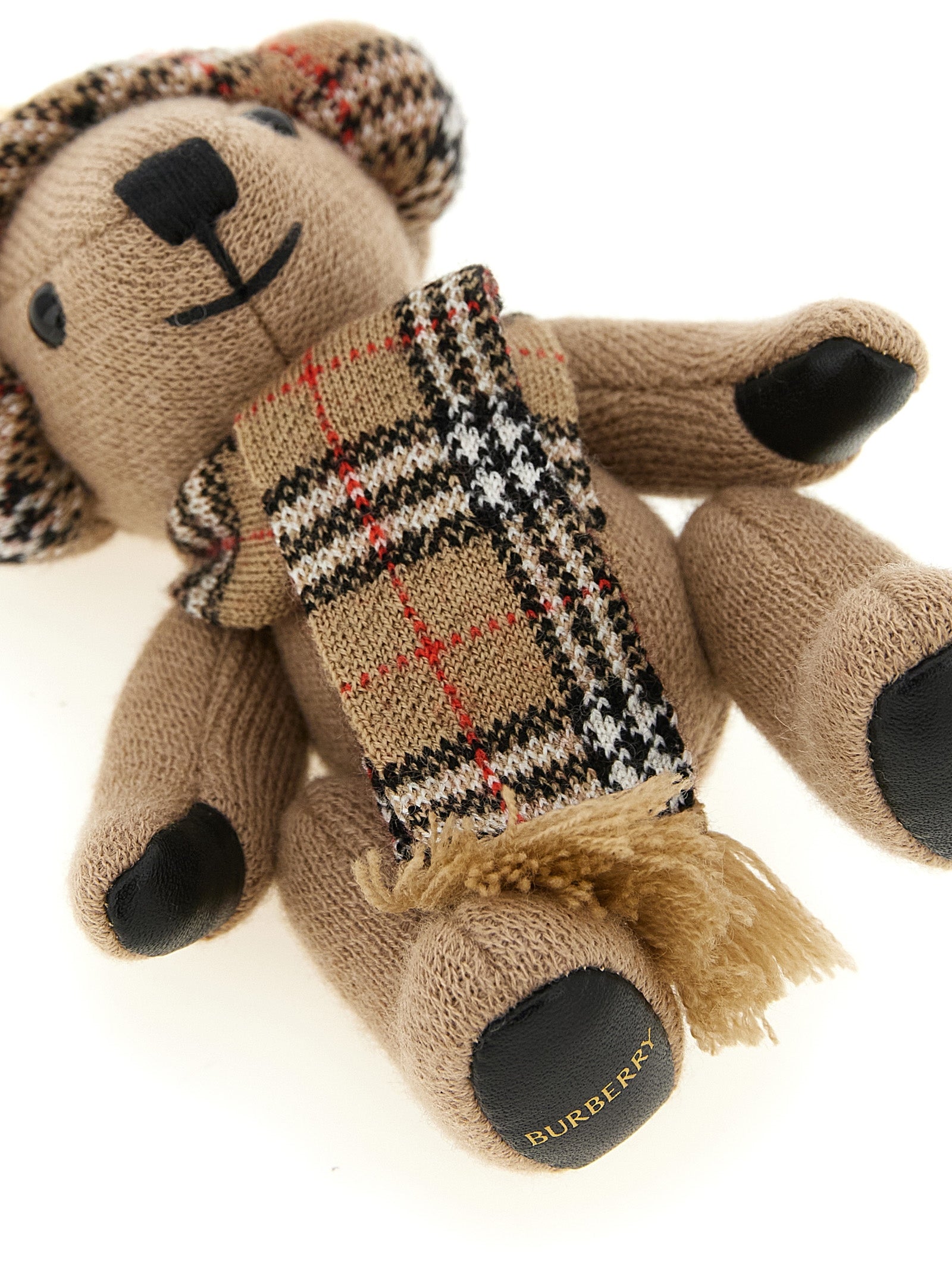 Wool Cashmere Keyring with Snap Hook