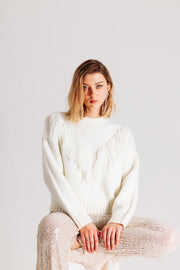 Wool Fringed Sweater-Sweater-Miawhitemilano-S-Urbanheer